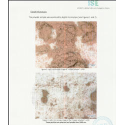 Ultrafine copper power, 1,690 kg, Zurich