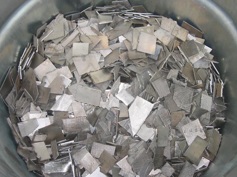 Tianium scrap recycling in Britain